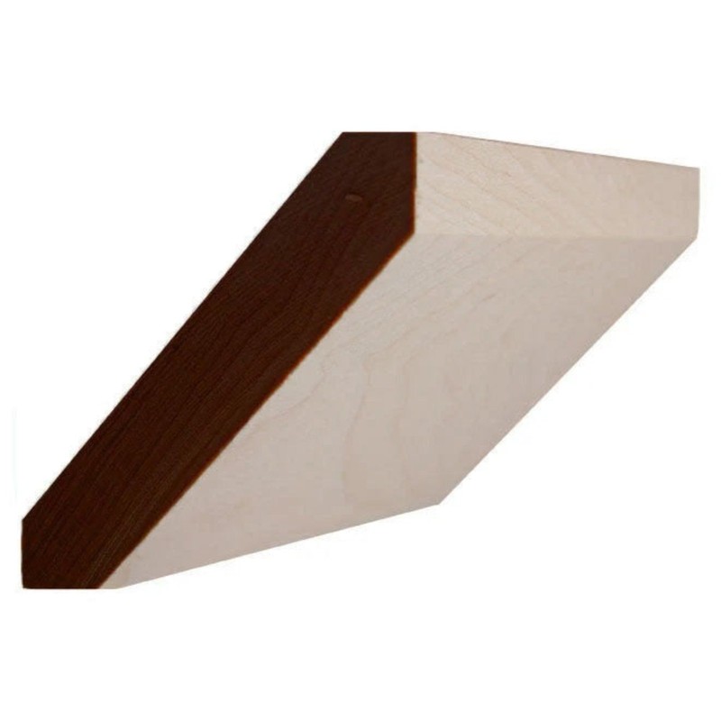 EWCR38 Shaker Craftsmen Crown Moulding Trim, 3/4" x 4", Poplar,