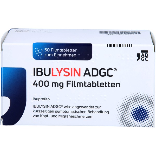 Nicht vorhanden Ibulysin Adgc 400mg Fta, 50 St FTA