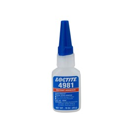Loctite 18694 4981 Clear Super Bonder Instant Adhesive, Thermal Resistant, 0.07 fl. oz.