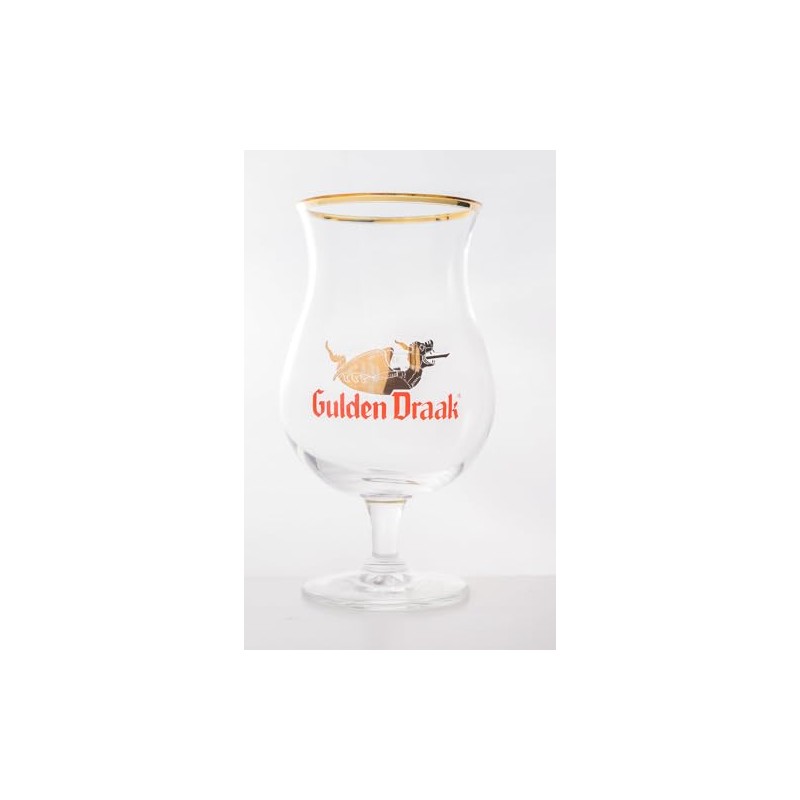Gulden Draak Belgian Beer Chalice Glass - Set of 2