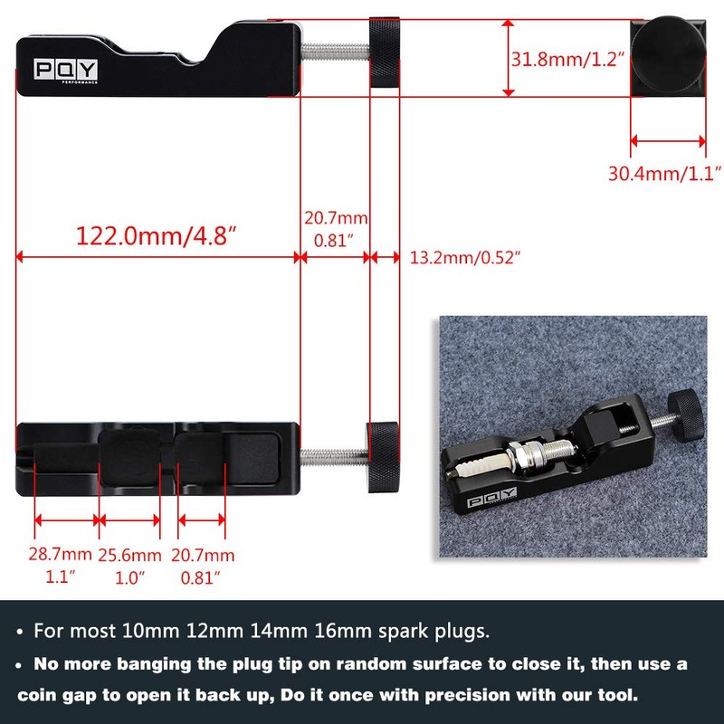 PQY PQY Universal Spark Plug Gap Tool for Most 10mm