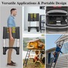 Telescoping Ladder Extension Telescopic Collapsible - 10.5 FT Rv Telescope