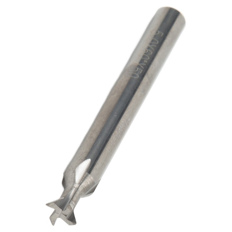 Dovetail End Mill Cutter High Hardness Alloy 5mm 4 Flutes