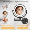 GURUN 8.5 Inch Magnifying Makeup Mirror with 3 Dimmable LED