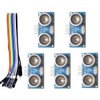 Hailege 5pcs HY-SRF05 Ultrasonic Sensor Module DC 5V HY-SRF05 Distance