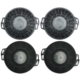 Beaufan 4 Pack CACF006 Charcoal Filters Replacement for CIARRA Range Hood Models CAS75918B, CAB75918B, CAS75918A, CAS75905, CAB75905, Comes in a Set with 4 Pack, Can be Replaced Twice