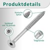 DSM Chipboard Screws 4 x 70 mm Stainless Steel A2/V2A