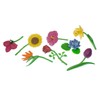 Miniblings Set of 7 Flower Figurines Miniature Flowers Spring Rose