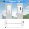 2 x Fridge Lock No Drilling with Code for Children