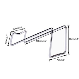 Metal Wine Rack Freestanding -Tabletop Wine Rack Holder - Countertop Wine Bottle Holder - Geometric Design for Table Top Wine Bottle Storage Rack,Perfect Wine Holder Stand (Silvery)