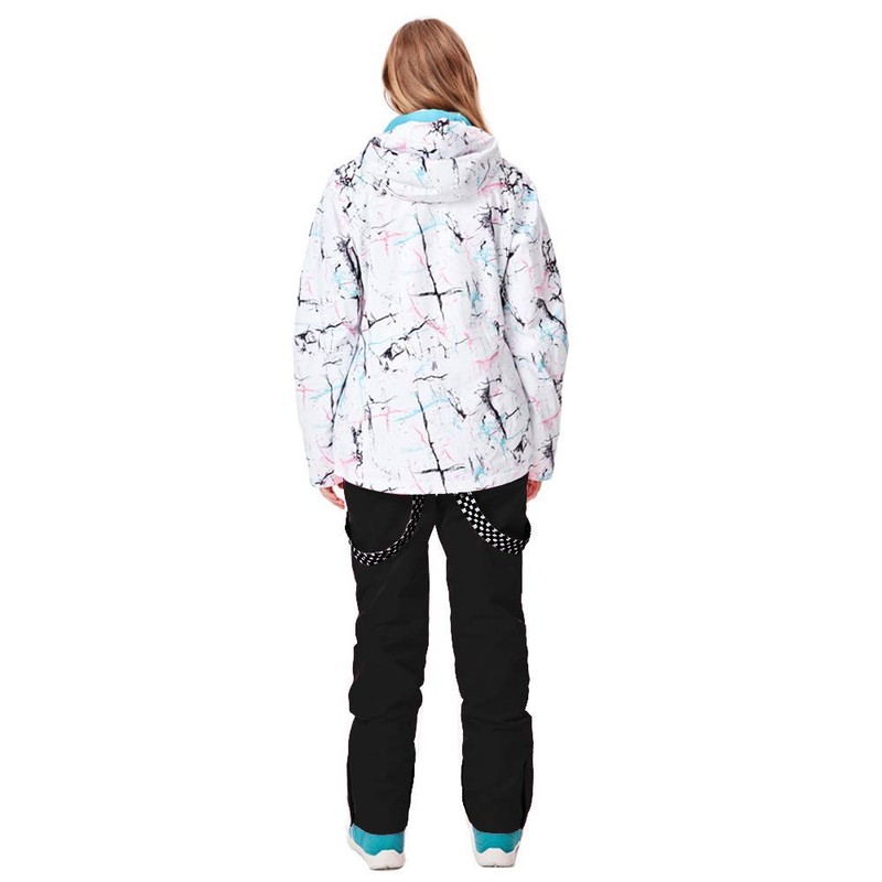 YEEFINE Women's Outdoor Snow Pants Windproof Waterproof Winter Warm Insulated