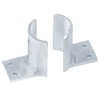 4 Pairs 1-5/8" Fence Post Base,Round Pipe Floor Flange