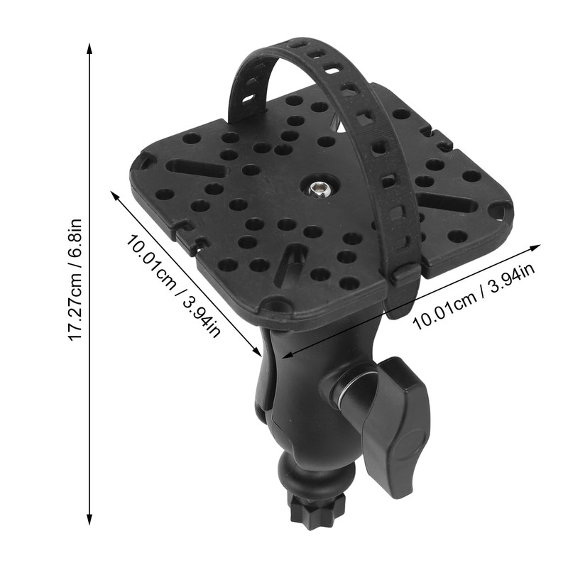 Fish Finder Mounting Base, Universal Dual 360° Swivel Ball Mount