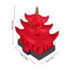 BUGUUYO Aquarium Pagoda Decorations Resin Fish House Ornaments for Tank