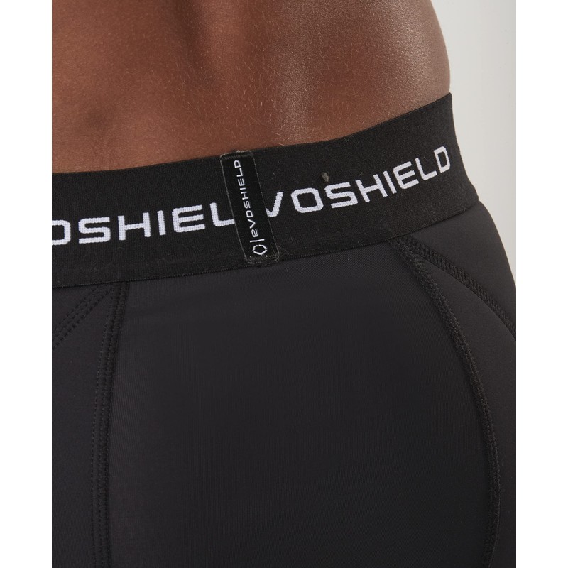 EvoShield Boys' 3/4 Sliding Tights, Black, Medium