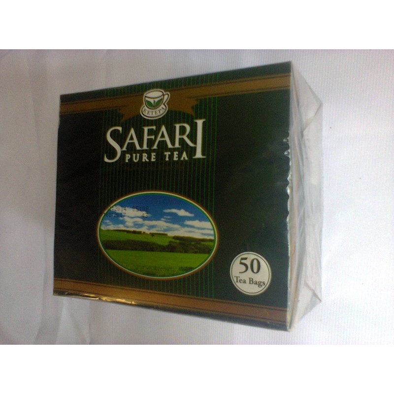 Safari Pure Kenya Tea - 50ct Enveloped Tea Bags