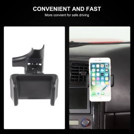 klend-cartrim ABS Center Console Mobile Phone Holder Bracket Mount For Corvette C6 2005-13 US