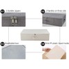 iwill CREATE PRO 3Pcs Collapsible Rigid Underbed Storage Bins, 27.5