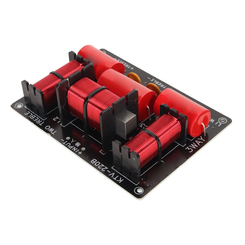 3 Way Crossover Filter Professional PCB Treble Bass Sound Frequency