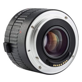 VILTROX Auto Focus 2X Teleconverter Extender Converter for Canon EF Mount Super Telephoto Lens 135mm f/2L,200mm,300mm,400mm,600mm,70-200mm,100-400mm and DSLR Camera 5DII 80D 760D 7D,Black