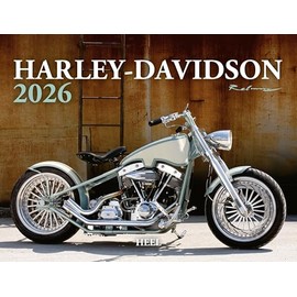Kalender Best of Harley Davidson 2026 Eintragkalender: Motorrad Wandkalender