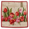 Faylor Handkerchief Hand Towel, Ladies, 9.8 x 9.8 inches (25