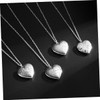 COLLBATH Locket Necklace for Women Photo Frame Heart Shape Jewelry