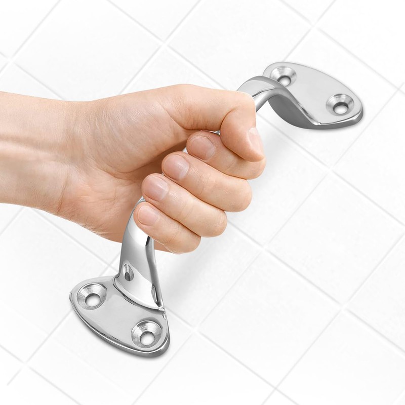 6" Grab Bar, Marine Grade 316 Stainless Steel Bath Shower