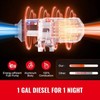 Happybuy Diesel Air Heater, 12V 5KW with Remote & LCD,
