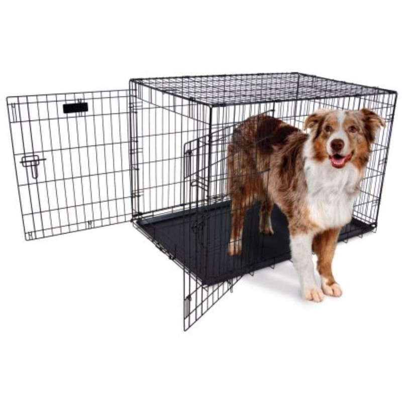 Precision Pet 2-Door ProValu2 Crate - Black - 36" x