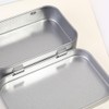 Set of 2, Tin Tin, Mini Box, Metal Storage Case,