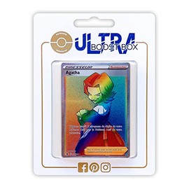 my-booster SWSH06-FR24-UB-210 Agatha (Agathe) 210/198 Secret Rainbow Trainer, Ultraboost X Epée et Bouclier 6 Règne de Glace, Box of 10 French Pokémon Cards