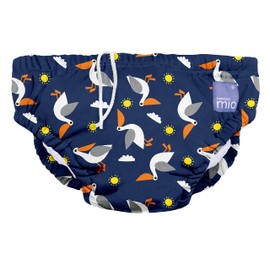 Bambino Mio Revolutionary Reusable Swim Nappy for Babies and Toddlers, Boys and Girls, Pelican, S, <6 Months