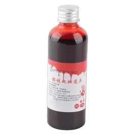Sangre Falsa Profesional, Cicatrices de Heridas Especiales, Maquillaje para Halloween, Zombi, Vampiro, Monstruo Payaso, Líquida, 100 ml
