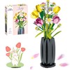 GreenPastures Flower Bouquet Building Set - 1250 PCS DIY Tulips