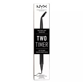 NYX 2 Pack NYX TWO TIMER DUAL ENDED EYELINER .JET BLACK