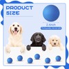 Hiboom 15 Pack Natural Rubber Tennis Balls for Dogs Catching