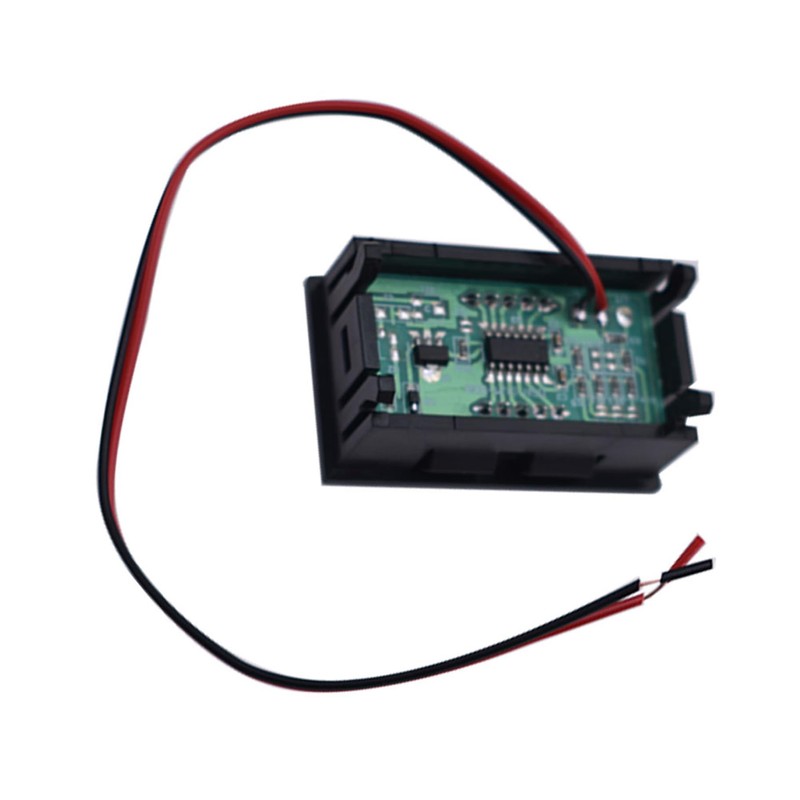 Timunr 3Pcs DC 4.5-30V Voltmeter Head with Blue Font 3-Digital