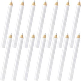PAGOW 14 Pcs Sewing Pencil for Fabric, Sewing White Fabric Marking Pencils, Washable Fabric Tailor Markers for Sewing Dressmaker Craft