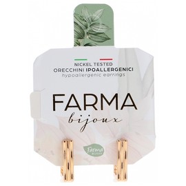 Farma Bijoux Pharma Bijoux Hypoallergenic Square Creole Earrings 17 mm