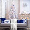 Artmag Blue Christmas Pillow Covers 16x16 Set of 4 Farmhouse