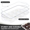 Vinino Silicone Brownie Pan With Dividers, 1 Pack Mini Loaf