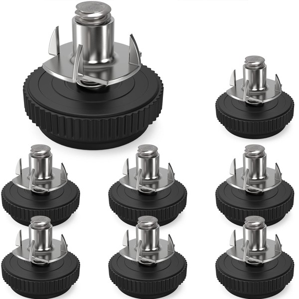 8 Pack 5/16-18 Stainless Steel Adjustable Threaded Furniture Leg Leveling