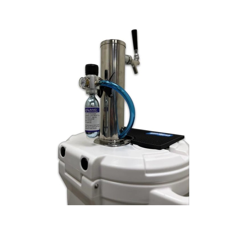 18g Nitrogen Cartridge - 5/8" Thread, fits Coldbreak ColdOne Portable