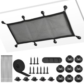 ZZM - Red de gestión de cables debajo del computadora, red de alambre flexible para debajo del computadora, red organizadora de cables de gran capacidad para oficina, computadora de pie, hogar, 26 x