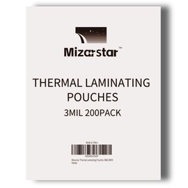 Mizarstar Thermal Laminating Pouches, 9 x 11.5 Inches, 3 Mil, Letter Size, Clear, 200 Pack, Premium Quality Laminating Sheets