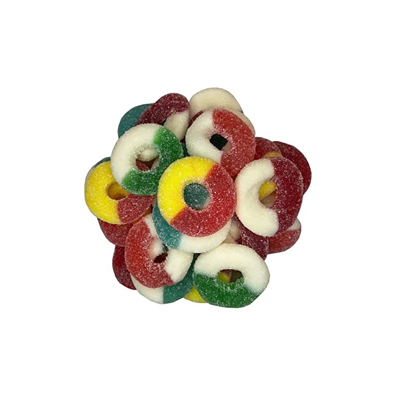 Smarty Stop Gummy Rings (Mixed Flavors, 1 Pound (Pack Of