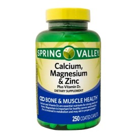 Calcio  Magnesio  Zinc  Vitamina D3  250 Caps  Premium                                                                                                
