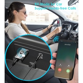 USB Bluetooth Adapter for Car, Wireless Receiver Transmitter for TV Plug & Play, Mini Bluetooth Dongle for PC, Stereo, Headphone, TSNAM