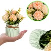 Artificial Flower Plants – Mini Fake Hydrangea Flowers in Pot